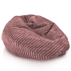 Kids Bean Bag Chair L - Jumbo Cord Stripe – view 43