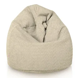 Kids Bean Bag Chair L - Teddy Boucle – view 9