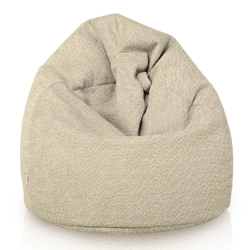 Kids Bean Bag Chair L - Teddy Boucle – view 9