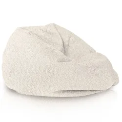 Kids Bean Bag Chair L - Teddy Boucle – view 2