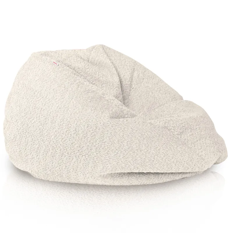 Kids Bean Bag Chair L - Teddy Boucle – view 2