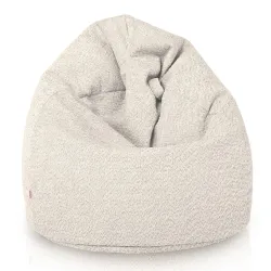Kids Bean Bag Chair L - Teddy Boucle – view 3