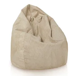 Bean Bag Chair - Dot Textured Velvet