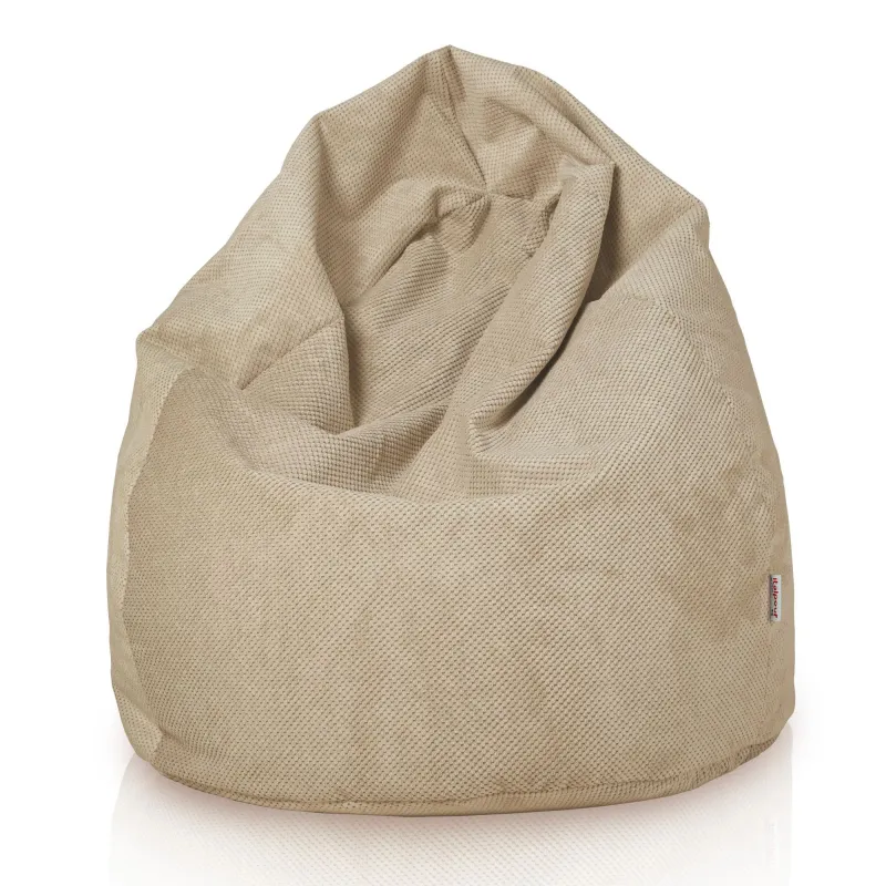 Large Bean Bag Chair XL - Dot Textured Velvet – view 3