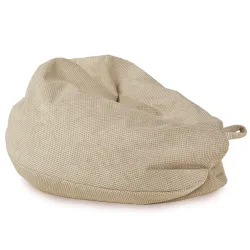 Kids Bean Bag Chair L - Dot Textured Velvet – view 2