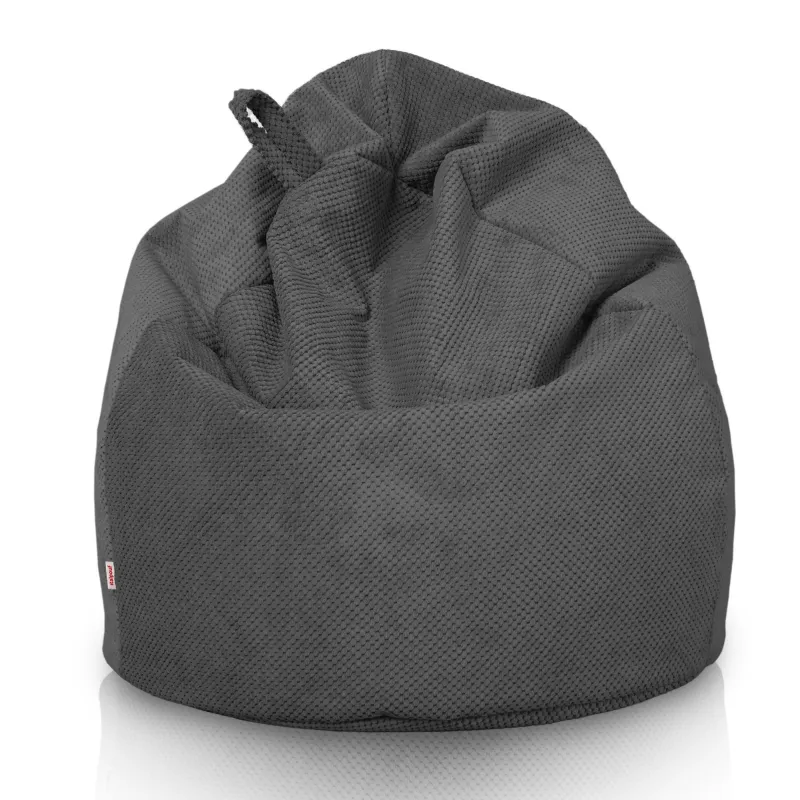 Kids Bean Bag Chair L - Dot Textured Velvet – view 17