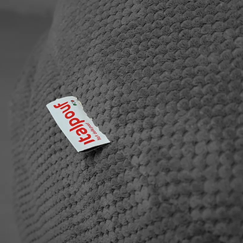 Kids Bean Bag Chair L - Dot Textured Velvet – view 19