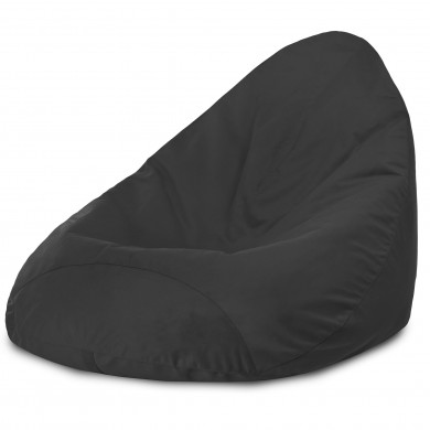 Dark grey bean bag Drop XXL velvet