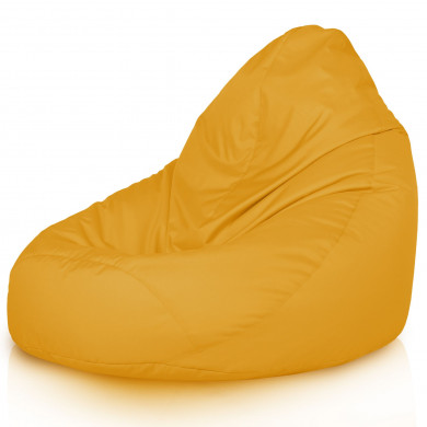 Yellow bean bag Drop XXL outdoor