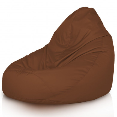 Brown bean bag Drop XXL outdoor