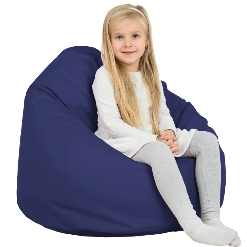 Kids Bean Bag Chair L - Faux Leather – view 39
