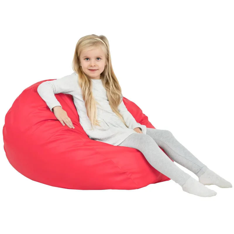 Kids Bean Bag Chair L - Faux Leather – view 68