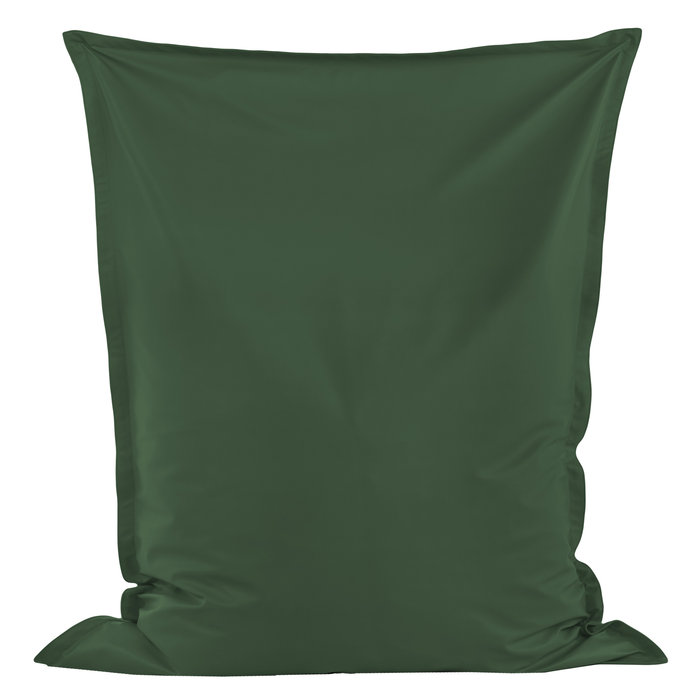 Dark green bean bag giant pillow XXL pu leather
