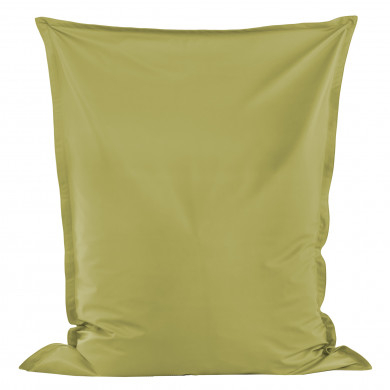 Olive bean bag giant pillow XXL pu leather