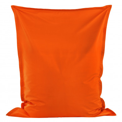 Orange bean bag giant pillow XXL pu leather