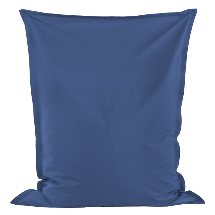 Blue bean bag giant pillow XXL pu leather