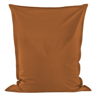 Light brown bean bag giant pillow pu leather