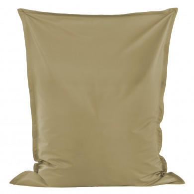Beige bean bag giant pillow pu leather