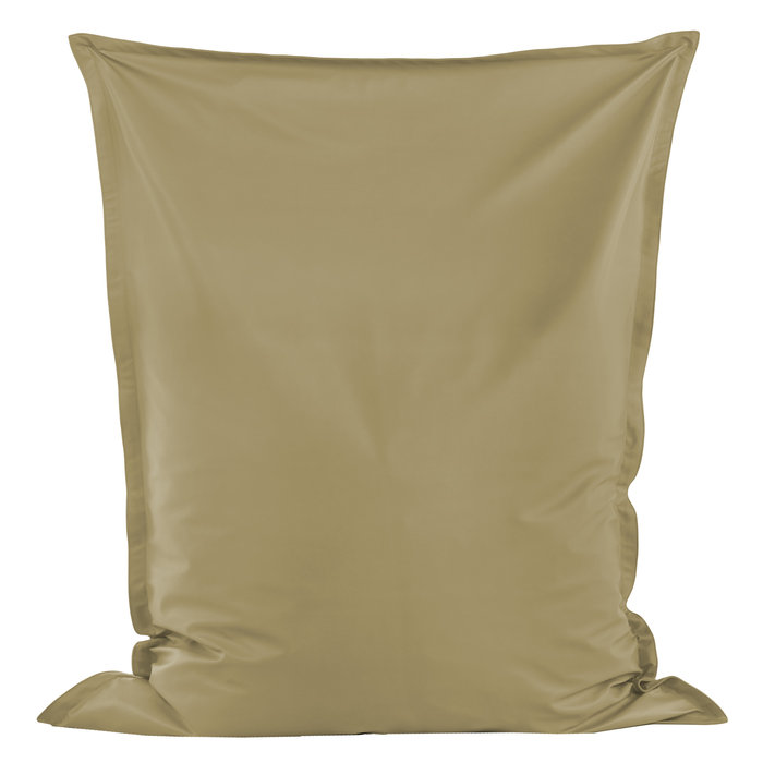 Beige bean bag giant pillow XXL pu leather