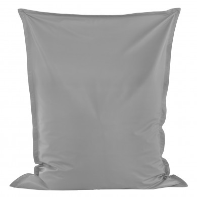 Light gray bean bag giant pillow pu leather