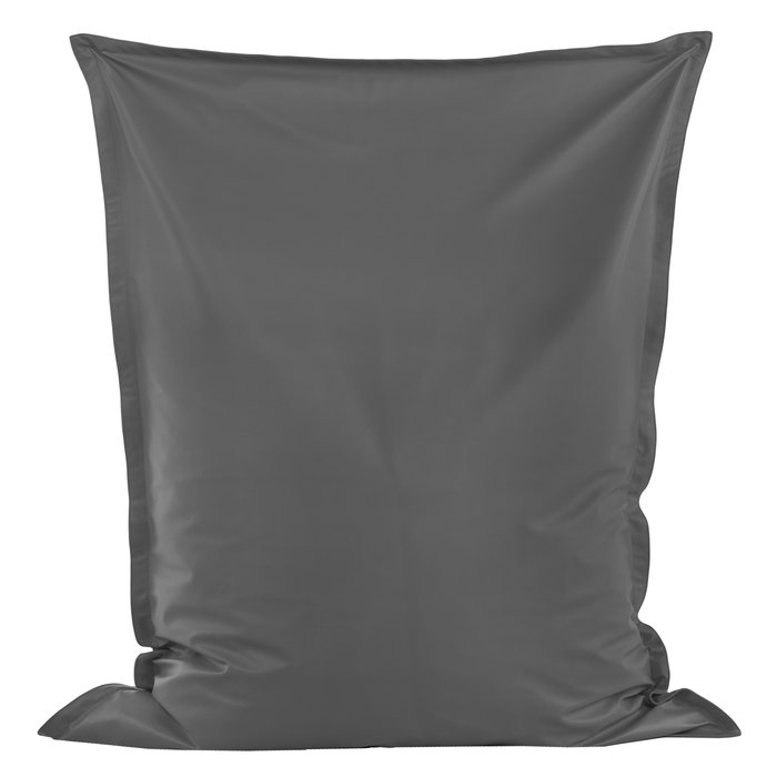 Gray bean bag giant pillow XXL pu leather