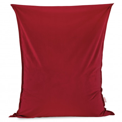 Red bean bag giant pillow XXL velvet