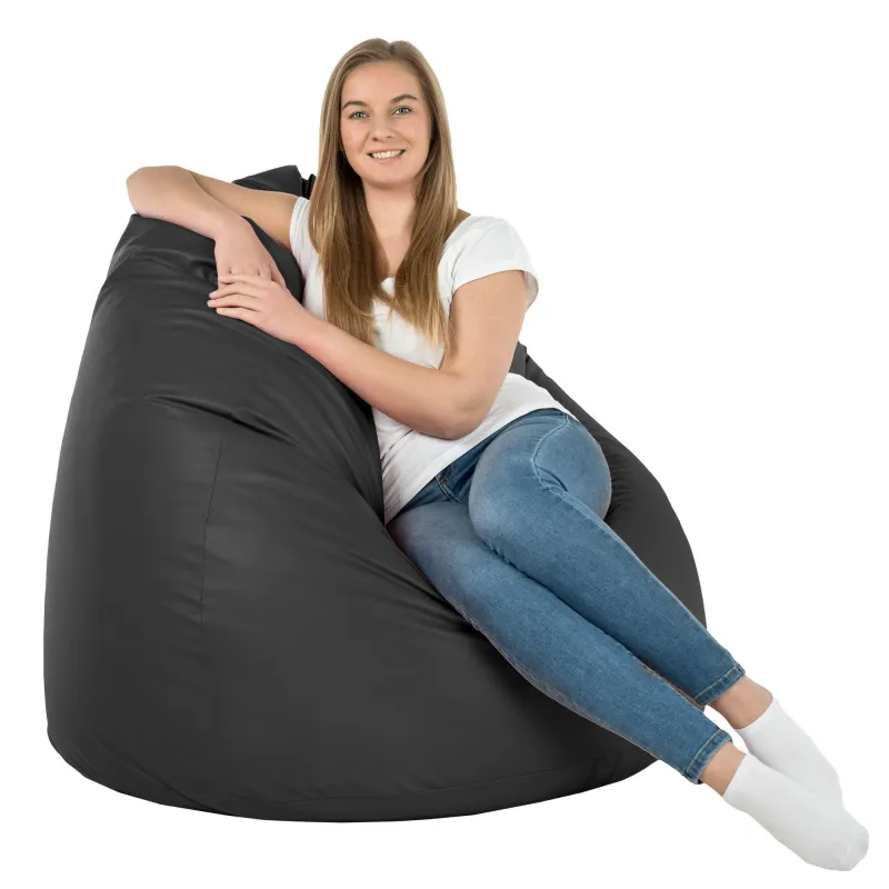 Giant Adult Bean Bag Chair XXL - Faux Leather – view 28