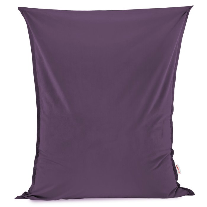 Purple bean bag giant pillow XXL velvet