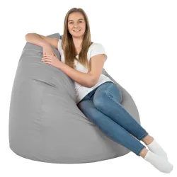 Giant Adult Bean Bag Chair XXL - Faux Leather – view 83