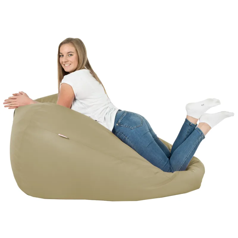 Giant Adult Bean Bag Chair XXL - Faux Leather – view 100