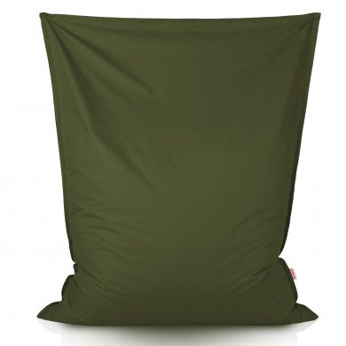 Dark green bean bag giant pillow XXL outdoor