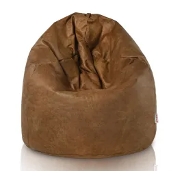 Large Bean Bag Chair XL - Premium Genuine Leather – view 3