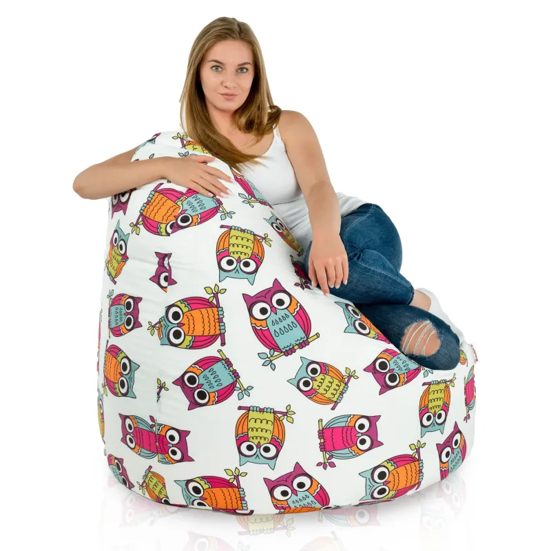 Giant Adult Bean Bag Chair XXL - Premium Printed Fabric – view 9