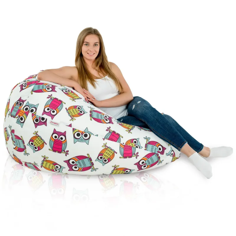 Giant Adult Bean Bag Chair XXL - Premium Printed Fabric – view 10