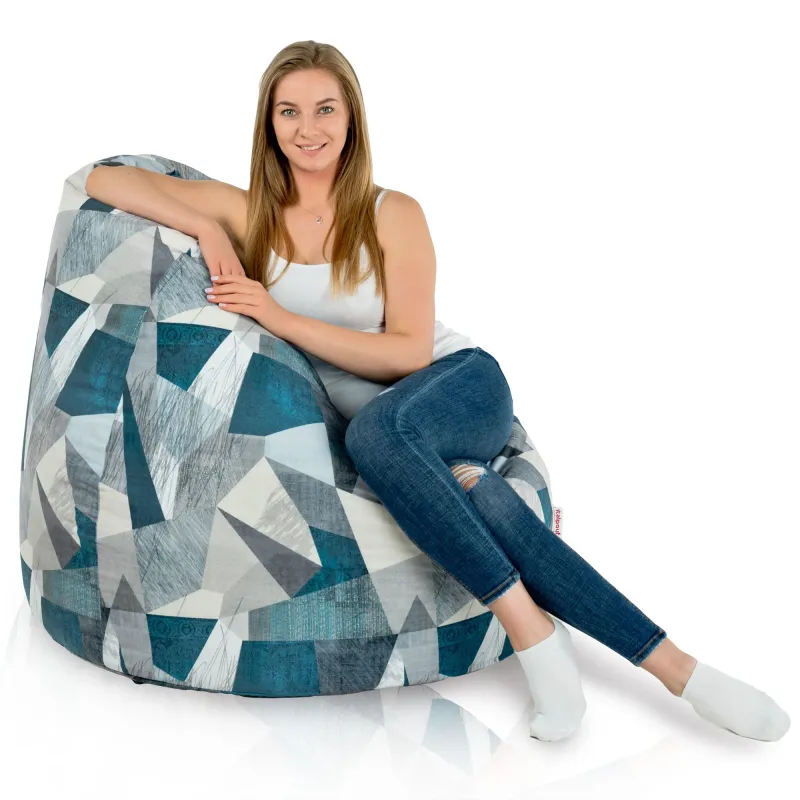 Giant Adult Bean Bag Chair XXL - Premium Printed Fabric – view 4