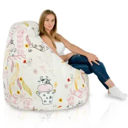 Giant Adult Bean Bag Chair XXL - Premium Printed Fabric – view 27