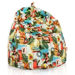 Adult Bean Bag Chair - Premium Printed Fabric