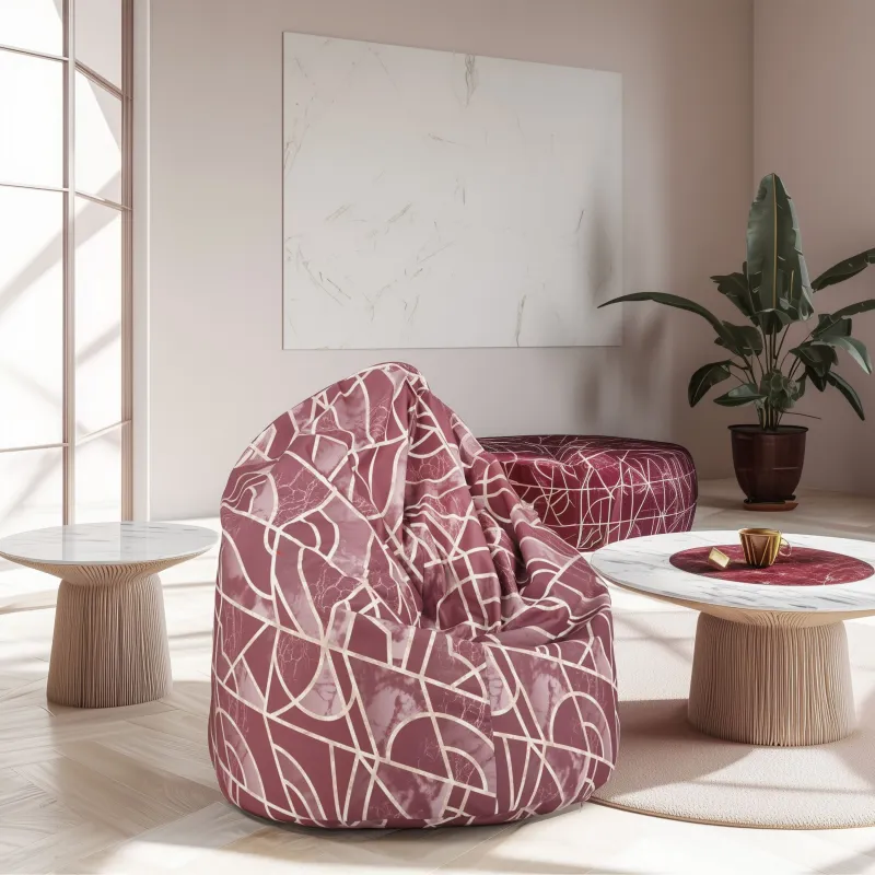Kids Bean Bag Chair L - Premium Printed Fabric – view 130
