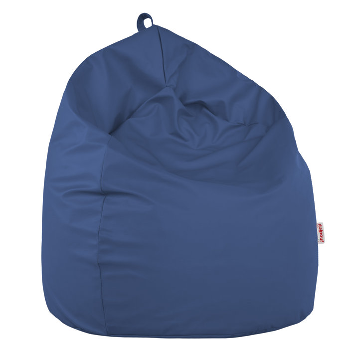 Blue Bean bag children pu leather