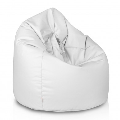 White large bean bag outdoor