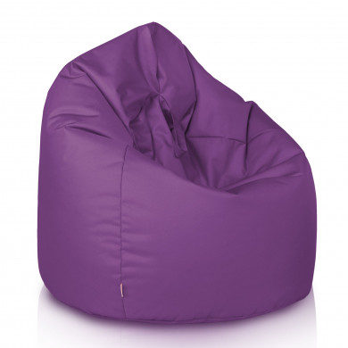 Purple large bean bag outdoor
