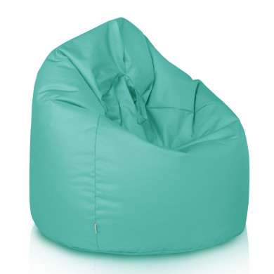 Turquoise large bean bag outdoor