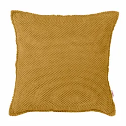 Square decorative pillow - Dot Textured Velvet