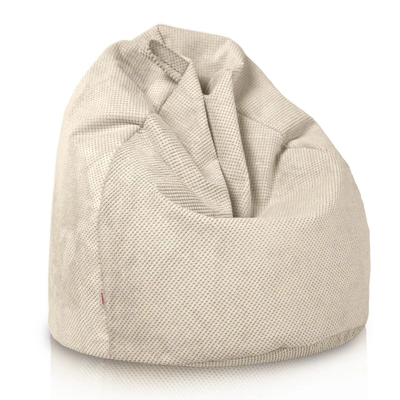 Kids Bean Bag Chair L - Dot Textured Velvet – view 28