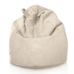 Kids Bean Bag Chair L - Dot Textured Velvet – view 30