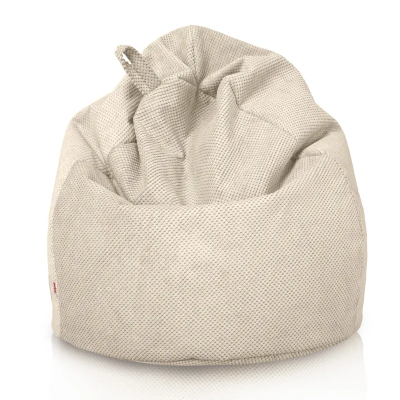 Kids Bean Bag Chair L - Dot Textured Velvet – view 30