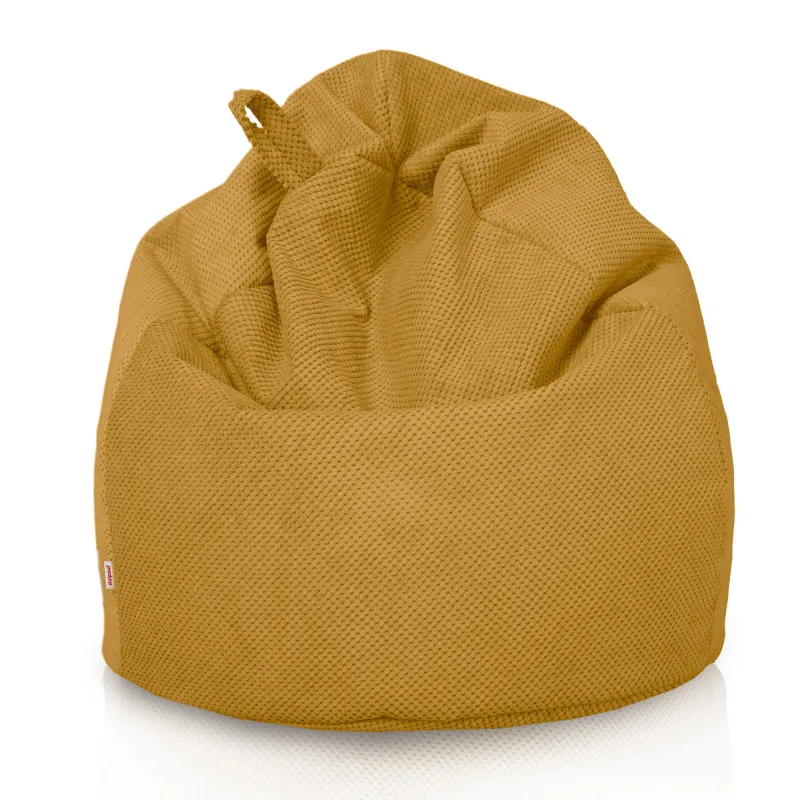 Kids Bean Bag Chair L - Dot Textured Velvet – view 33