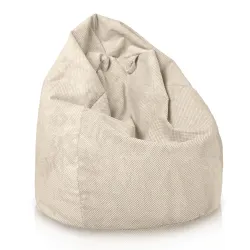 Bean Bag Chair - Dot Textured Velvet