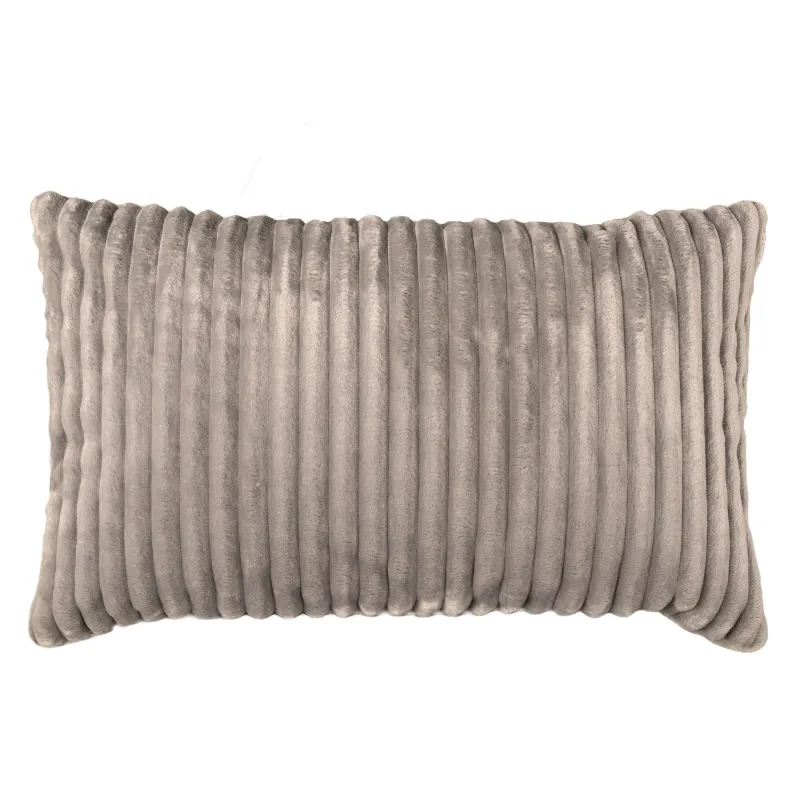 Rectangular decorative pillow 30x50 cm - Jumbo Cord Stripe