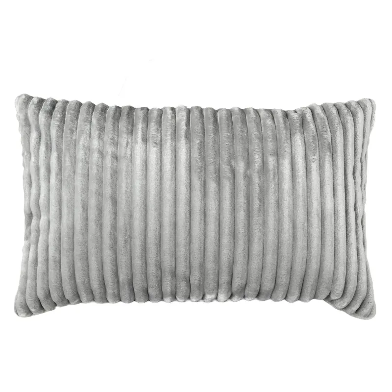 Rectangular decorative pillow 45x70 cm - Jumbo Cord Stripe – view 7